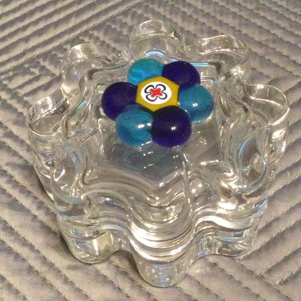 Murano glass ring box